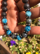 Load image into Gallery viewer, Blue Apatite & Labradorite Necklace