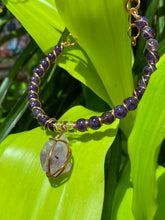 Load image into Gallery viewer, Amethyst & Clear Quartz Choker