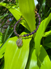 Load image into Gallery viewer, Amethyst & Clear Quartz Choker