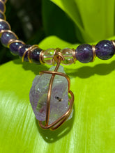 Load image into Gallery viewer, Amethyst & Clear Quartz Choker