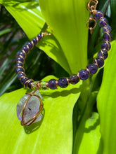 Load image into Gallery viewer, Amethyst & Clear Quartz Choker
