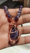 Load and play video in Gallery viewer, Amethyst Necklace