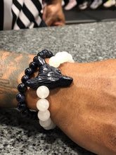 Load image into Gallery viewer, Blue Goldstone & White Jade