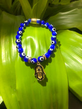 Load image into Gallery viewer, Evil Eye Bracelet (with Crystals)
