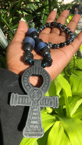 Ankh & Blue Tigers Eye