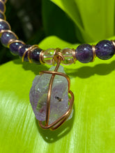 Load image into Gallery viewer, Amethyst &amp; Clear Quartz Choker
