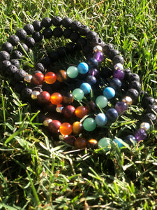 All Chakras Diffuser Bracelets